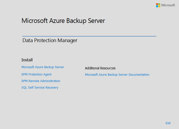 Microsoft Data Protection Manager
