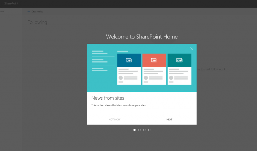 Startseite SharePoint Home