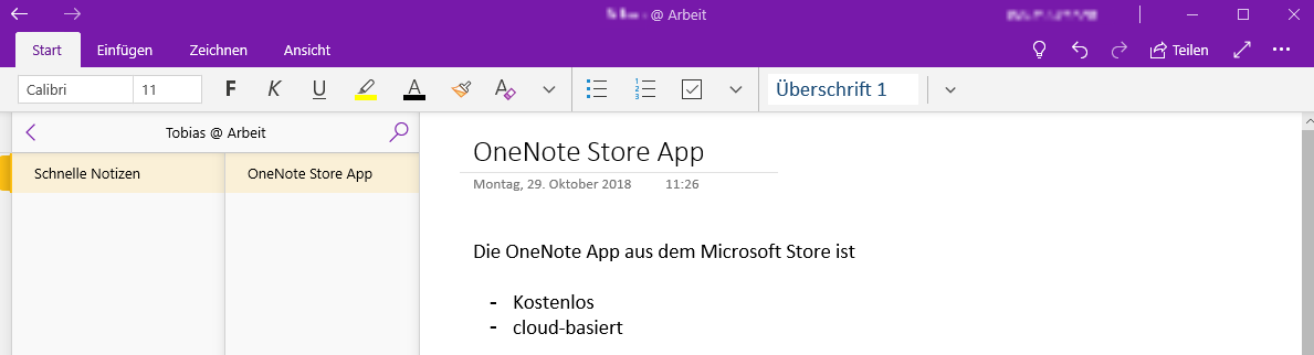 OneNote App